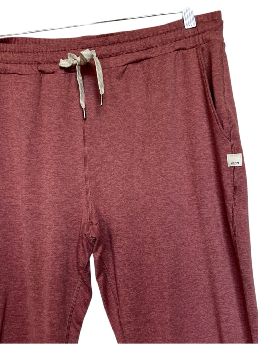 Vuori Women’s Large Cozy Maroon Dream Knit Athletic Jogger Sweatpants - Picture 2 of 10